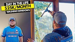 Day in the Life of $25K/Month Window Cleaning Business