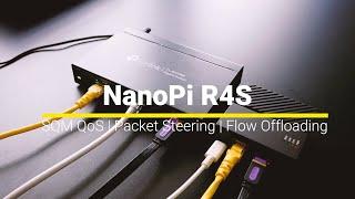 OpenWRT - NanoPi R4S Test - 1Gbps SQM QoS - Packet Steering