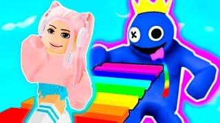 РАДУЖНОЕ ОББИ В РОБЛОКС ! РАДУЖНЫЕ ГОРКИ НА ВАГОНЕТКЕ ! OBBY Rainbow Slide Obby