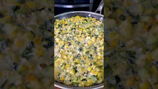 My Husband's favorite Calabacitas con Crema Fast and Easy #shorts