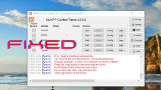 How to Fix the Error Xampp Apache Shutdown Unexpectedly