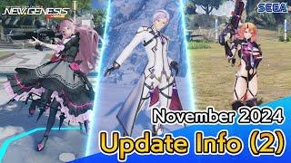 PSO2 NEW GENESIS November 2024 Update Information 2