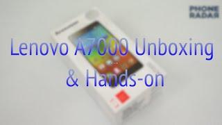 Lenovo A7000 - Unboxing & Hands-On | Dolby Atmos SmartPhone | PhoneRadar