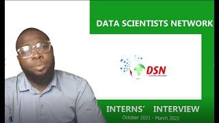 DSN Intern's Testimonial with Anthony Soronnadi