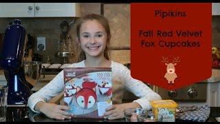 Pipikins - Red Velvet Fox Cupcakes