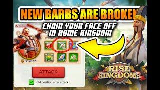 HK Barbarians: Speed Ups Galore! - Rise of Kingdoms