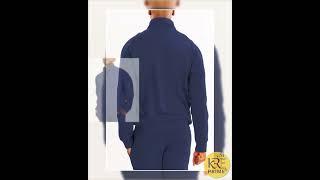 KRE Prime Men Essential Basic Plain Solid Track Jacket