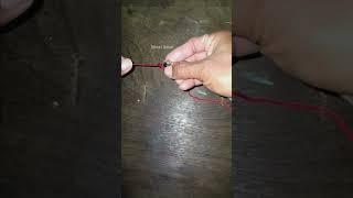 palomar knot with right and left rope #knot #video #shorts