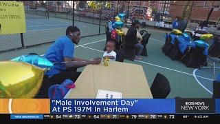 "Male involvement day" at Harlem school