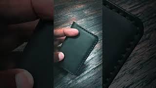 Handcrafted minimalist multipurpose wallet P266#mysteryexclusives #leather #handmade #leathercraft
