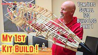 MY FIRST KIT BUILD ! TomJets Squall 120 Turbine Jet | Build Log Part 1