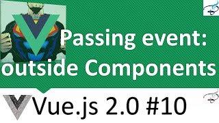 Vuejs 2.0 Beginner Series | Passing Events outside Components #10