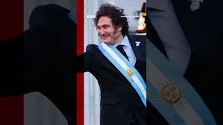 Argentina hit by protests over President Milei's economic reforms. #BuenosAires #BBCNews