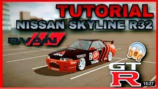 SKYLINE R32 ADVAN LIVERY TUTORÍAL  | CARPARKINGMULTIPLAYER | TACO PADRE