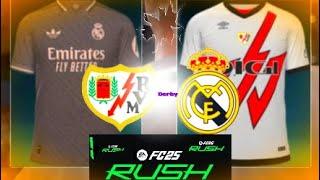 Chegou a HORA do RUSH no game EA Sports FC 25 Hour REAL MADRID x RAYO VALLECANO (Derby) Clássico