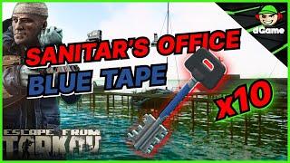 Unlocking Riches: Sanitar's Office Key with Blue Tape Loot Reveal! | Escape from Tarkov Patch 0.14