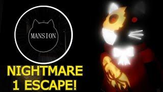 How to ESCAPE NIGHTMARE 1 - MANSION in PIGGY: REVIVAL! - Roblox