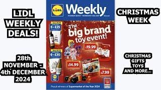 Lidl Weekly Deals 28th November - 4th December 2024 Christmas Week