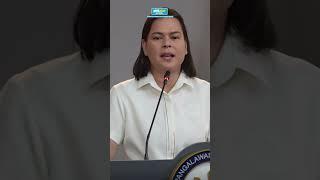 Sara Duterte hindi pinagsisihan ang pagbabanta kay Bongbong Marcos at pamilya niya