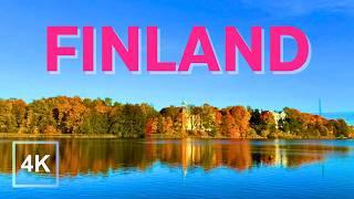 This Is What Autumn Feels Like in Finland | 4K Scenic Walk in Helsinki with Binaural Nature Sound