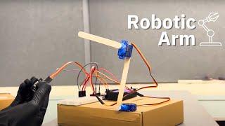 DIY Robotic Arm using Arduino UNO, Servo Motors & Joystick I Robo Army I Arduino Project