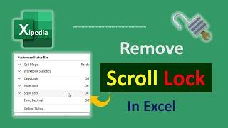 How to Remove Scroll Lock in Excel