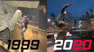 Evolution of Tony Hawk's Games 1999 2020