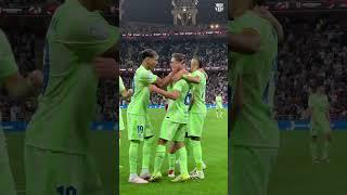 🫶 Define passion: Gavi's first goal of the season!  #fcbarcelona #shorts