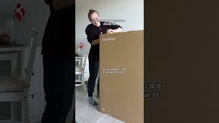 Unboxing the Samsung 75" LS03B 4K The Frame QLED Smart TV 2022 !