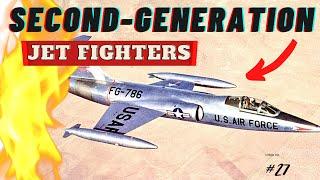 2nd Generation Jet Fighter//Evolution Of Jet Fighters