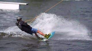 Wakeboarding  Incredibly cool tricks  drive on the water  rider Paul hood