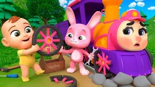 Choo Choo Train with Friendly Animals | Lalafun Nursery Rhymes & Original Kids Songs