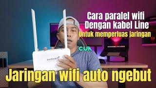 cara paralel wifi dengan kabel lan terbaru 2024-cara memperluas jaringan wifi menggunakan kabel lan