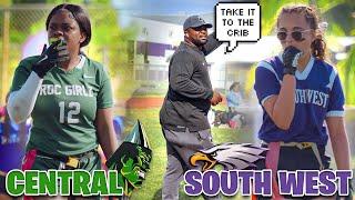 GIRLS FLAG FOOTBALL IS BACK | MIAMI CENTRAL VS SOUTHWEST | MIC’D UP W/ TOMMY SHULER | *MUST WATCH*