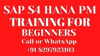 SAP PM Training Videos 1 for beginners What is SAP PM Call or WhatsApp +91 8297923103