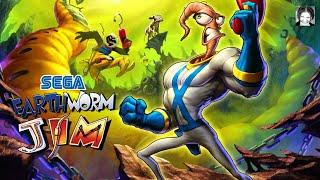 Earthworm Jim (Червяк Джим) Полное Прохождение топ Классики!