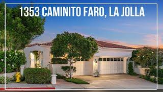 1353 Caminito Faro, La Jolla - Offered at $1,950,000