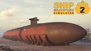 Кладбище Кораблей - Распил Подводной Лодки Ohio Class - Submarines DLC - Ship Graveyard Simulator 2