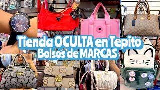  Tienda OCULTA cerca de Tepito Mochilas COREANAS,  Bolsos de MARCAS IDÉNTICAS "Guess, Coach.."