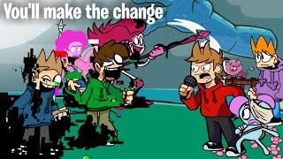 FNF You'll Make The Change but sing Tom Glitch and Edd Glitch vs Tord [RESUBIDO]