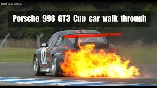 Porsche 996 GT3 cup car walk round. See what a factory race car looks like up close and personal