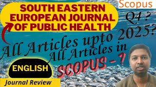 Christo Ananth - South Eastern European Journal of Public Health - Scopus - Genuine Review - English