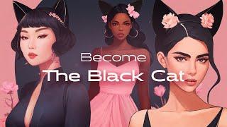 Black Cat Energy - Become the Dream Woman - Golden Retriever and Black Cat Theory