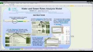 Rate Setting Using the Water and Sewer Rates Analysis Model