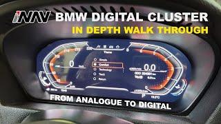 Updated BMW Digital Instrument Cluster In Depth Walk Through compatible to most BMW models