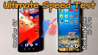 Redmi Note 10 Pro v OnePlus 6T Speed Test