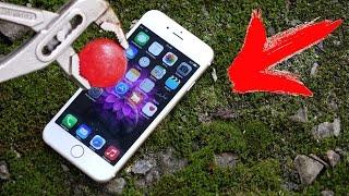 ЧТО ЕСЛИ РАСКАЛЕННЫЙ СТАЛЬНОЙ ШАР 800 ГРАДУСОВ ПОЛОЖИТЬ iPhone 6s ?!