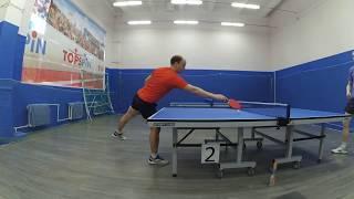 Топспин слева / Amateur Backhand Topspin