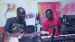 Amponsah, sikyi, odonson kwao, odonson, and kwao rhythm on keyboard and guitar