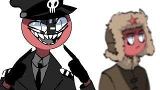 Совок, Польска и Рейх неплохо проводят время (countryhumans)